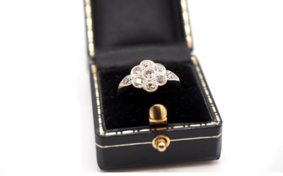 Diamond Replacement in Antique Ring