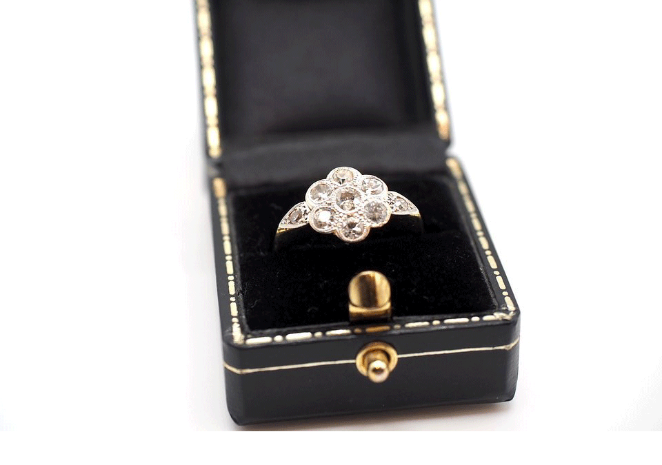 Diamond Replacement in Antique Ring